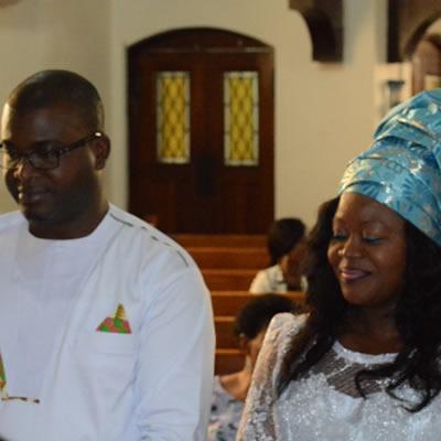 Ebenezer & Albertina dedicate their new baby boy